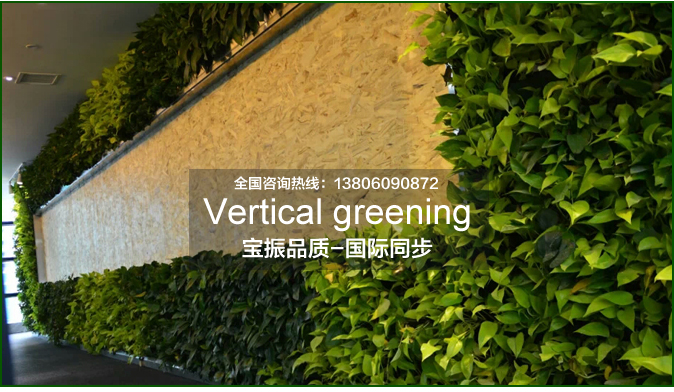 仿真垂直绿化植物墙的搭配技巧使其变得既美观又协调